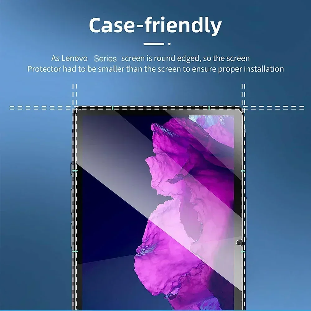 2PCS Tempered Glass Screen Protector for Lenovo Tab P11 Pro 2022 Xiaoxin Pad M10 FHD Plus 2nd Gen 3 M9 M8 3rd 10.1 10.3 10.6