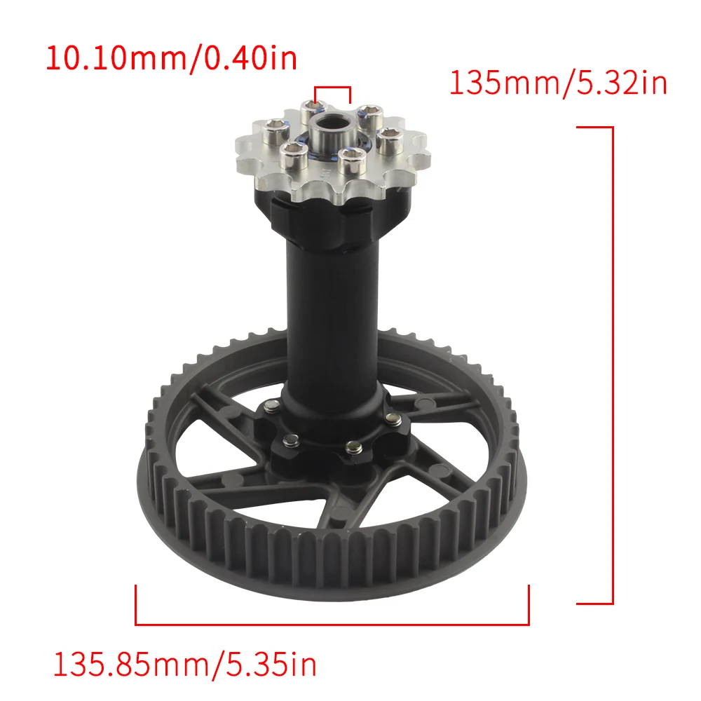 For Surron Parts Light Bee Center Axle Sleeve Assembly Axis Set Wheel Hub Transmission Shaft Motorcycle Electric Bike Dirt