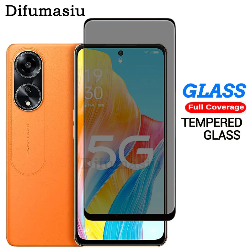 Privacy Tempered Glass For OPPO A1 5G Anti Peeping Screen Protector ESD Anti-Static Tempered Film