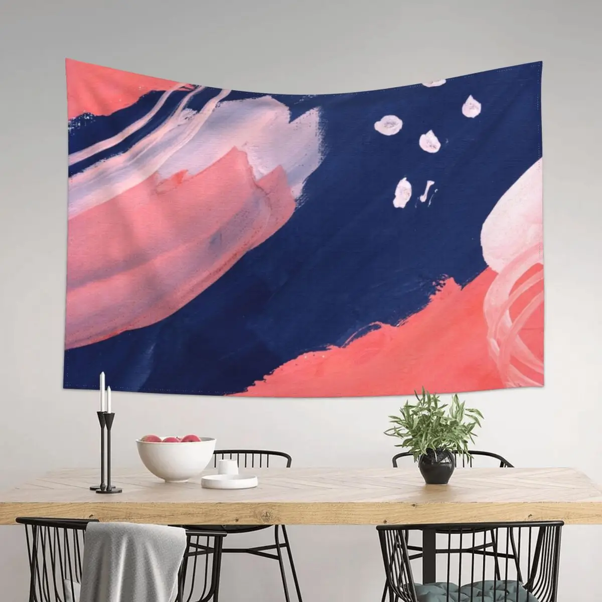 

Pink Abstraction Tapestry Wallpaper Aesthetic Decoration Decoration Room Carpet On The Wall Tapestry