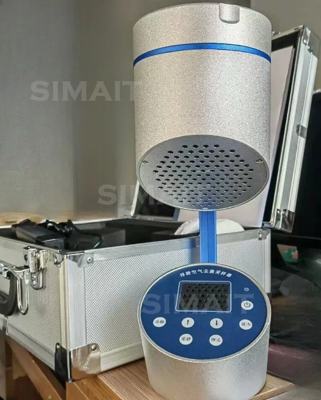 100L/min Planktonic Bacteria Air Sampler | Portable Microbial Detector for Dust & Airborne Bacteria
