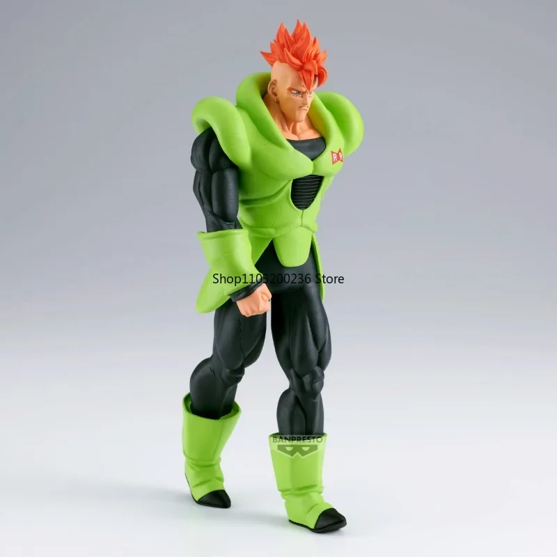 Bandai Original Dragon Ball SOLID EDGE WORKS ANDROID #16 Anime Action Figure Desktop Ornaments Cartoon Figures Model