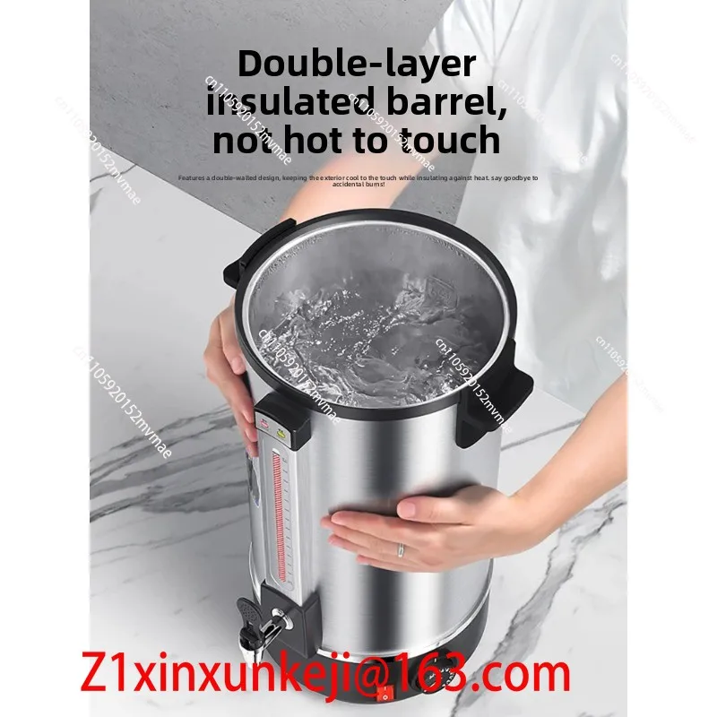 304 Open Bucket Commercial Milk Tea Shop Water Heating and Insulation Integrated Bucket Electric Boiling Water Machine