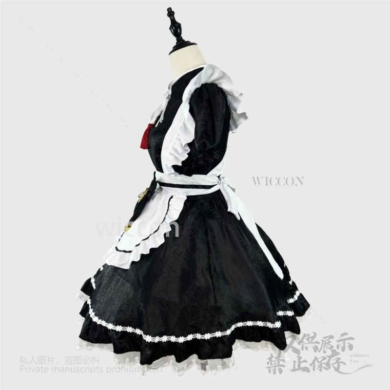 New Chinese Style Y2K Jirai Kawaii Lolita Dress Maid Suit S-5XL Maid Clothing Full Set Cosplay Lolita Dress Women Girl Party