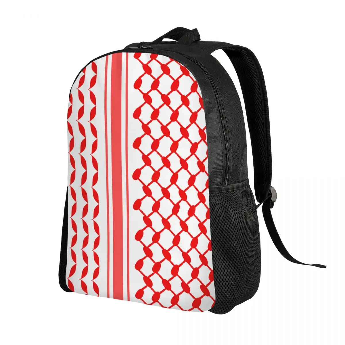 Custom Palestinians Keffiyeh Pattern Backpacks for Men Women School College Students Bookbag Fits 15 Inch Laptop Tradition Bags