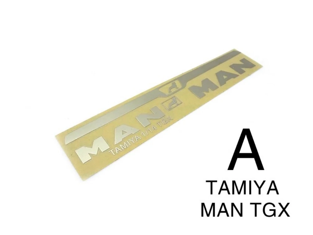 1/14 Tractor Trailer Metal Grill Sticker fit Tamiya MAN TGX 56325/56329 RC Truck 1 14 Radio Control toy