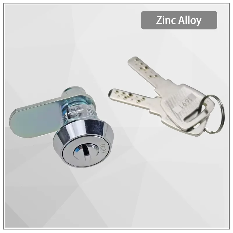 

Zinc Alloy Tongue Lock 180 Degree Rotating Cylindrical Lock Industrial Electrical Train Control Cabinet Door Accessories