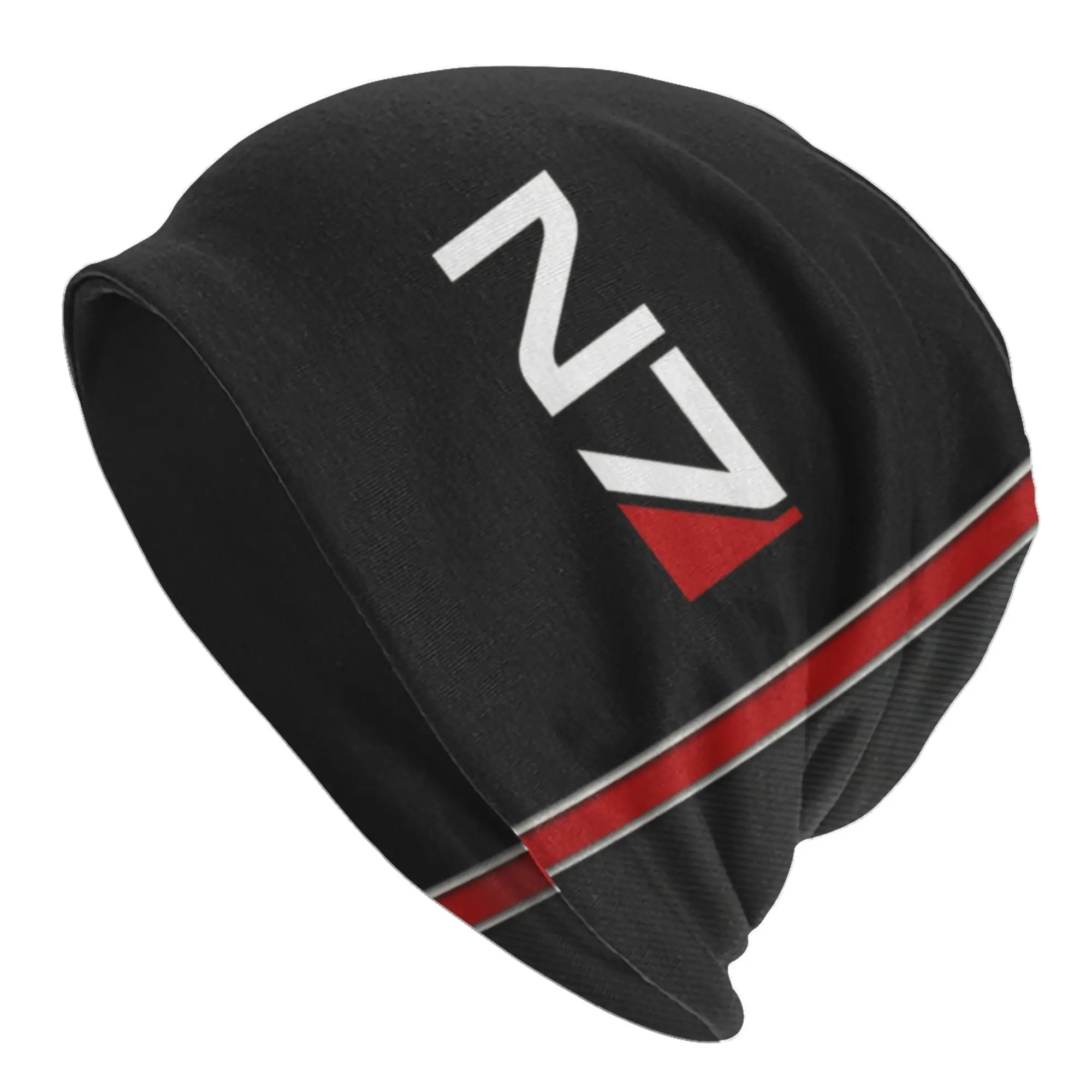 N7 Mass Effect Emblem Skullies Beanies Caps Unisex Winter Warm Knitting Hat Adult Alliance Military Video Game Bonnet Hats