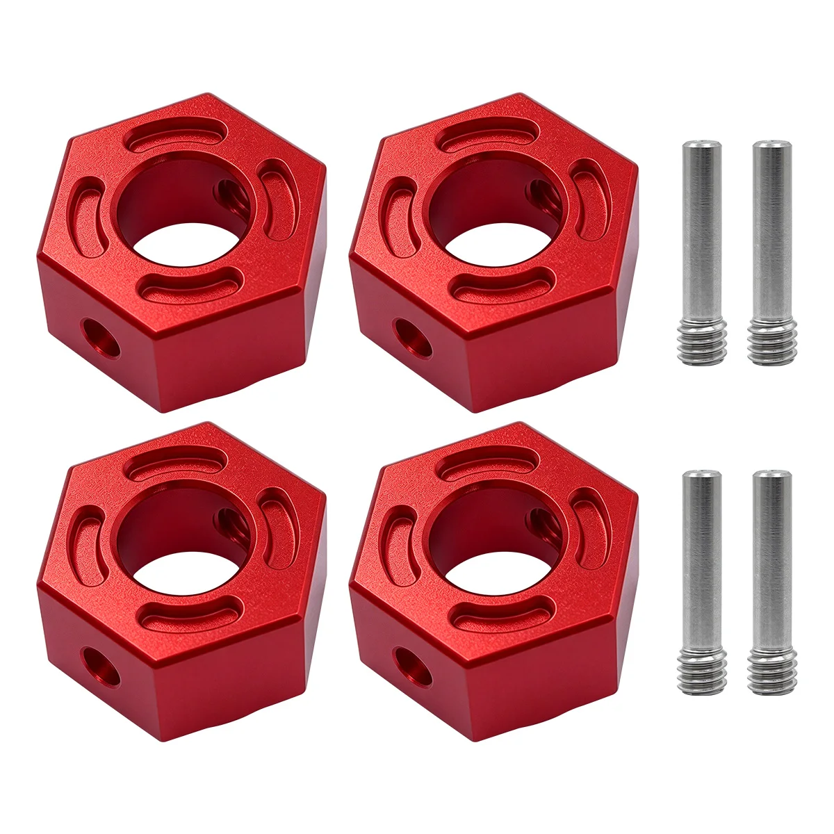 RC Car Metal Modification 17mm Hexagonal Adapter Fit For YK 1/8 TB8 YK7081 YK8081 DF8 Upgrade Remote Control Car Accessories