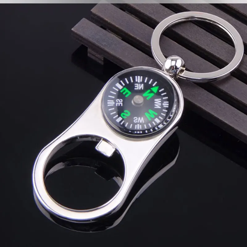 Outdoor Camping Compass Beer Opener, Toe Shaped Bottle Opener, Corkscrew Keychains, Pendant Key Ornament