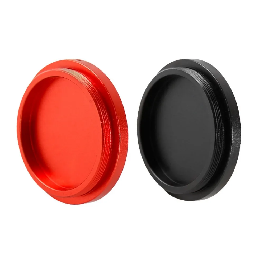 Capuchon Anti-poussière à filetage mâle en métal M42/M48 avec lanière Anti-perte à visser pour télescopes avec filetage femelle M42/M48