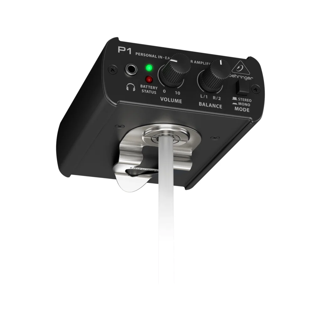BEHRINGER – amplificateur de moniteur intra-auriculaire personnel p1, fonctionnement stéréo/mono commutable pour les applications de moniteur personnel