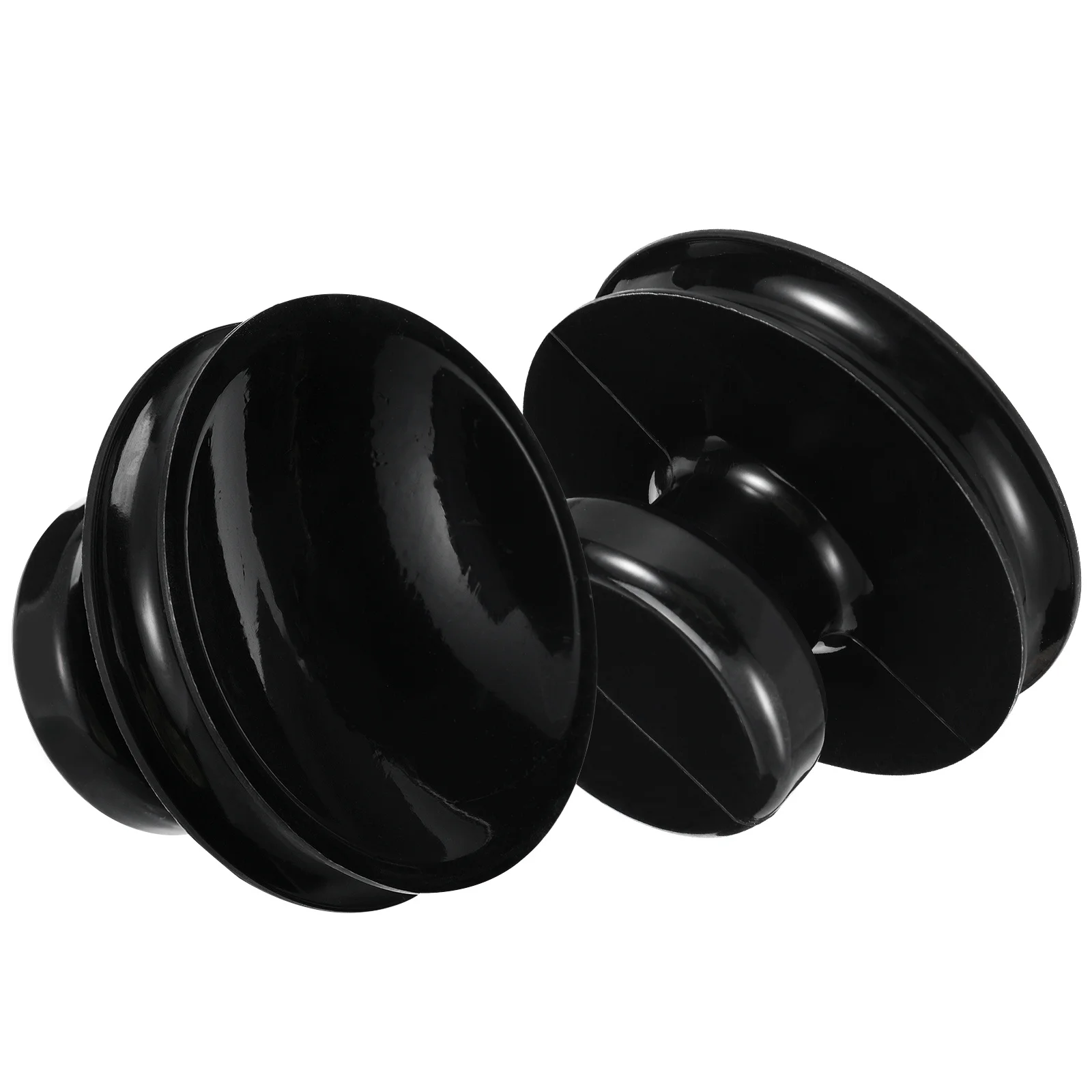 

2pcs Rubber Tibetan Singing Suction Handle Strong Load Capacity Lightweight Portable Lifter Replacement Part For Meditation