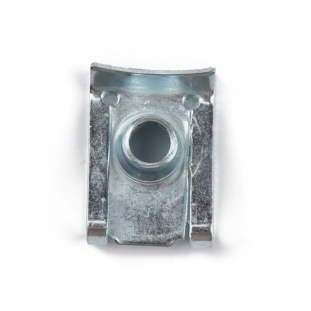 

75Pcs Motorcycle U Nut Fasteners High Elasticity Manganese Steel Spire Clips for Car Door Dashboard Panel Wire Cable Fixing Self