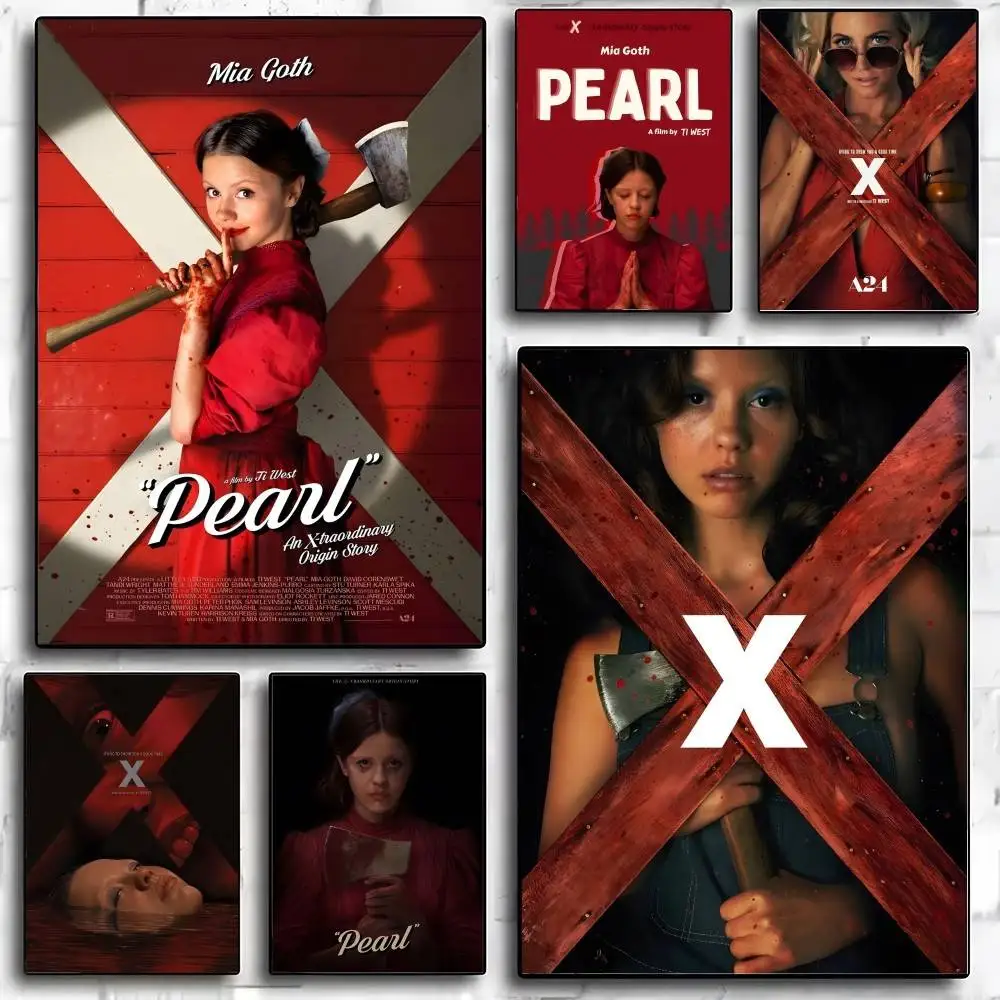 الخوف الفيلم P-اللؤلؤ المشارك HD الذاتي لاصق طباعة يتوهم هدية ملصق صورة غرفة نوم المنزل جدار ديكور فني