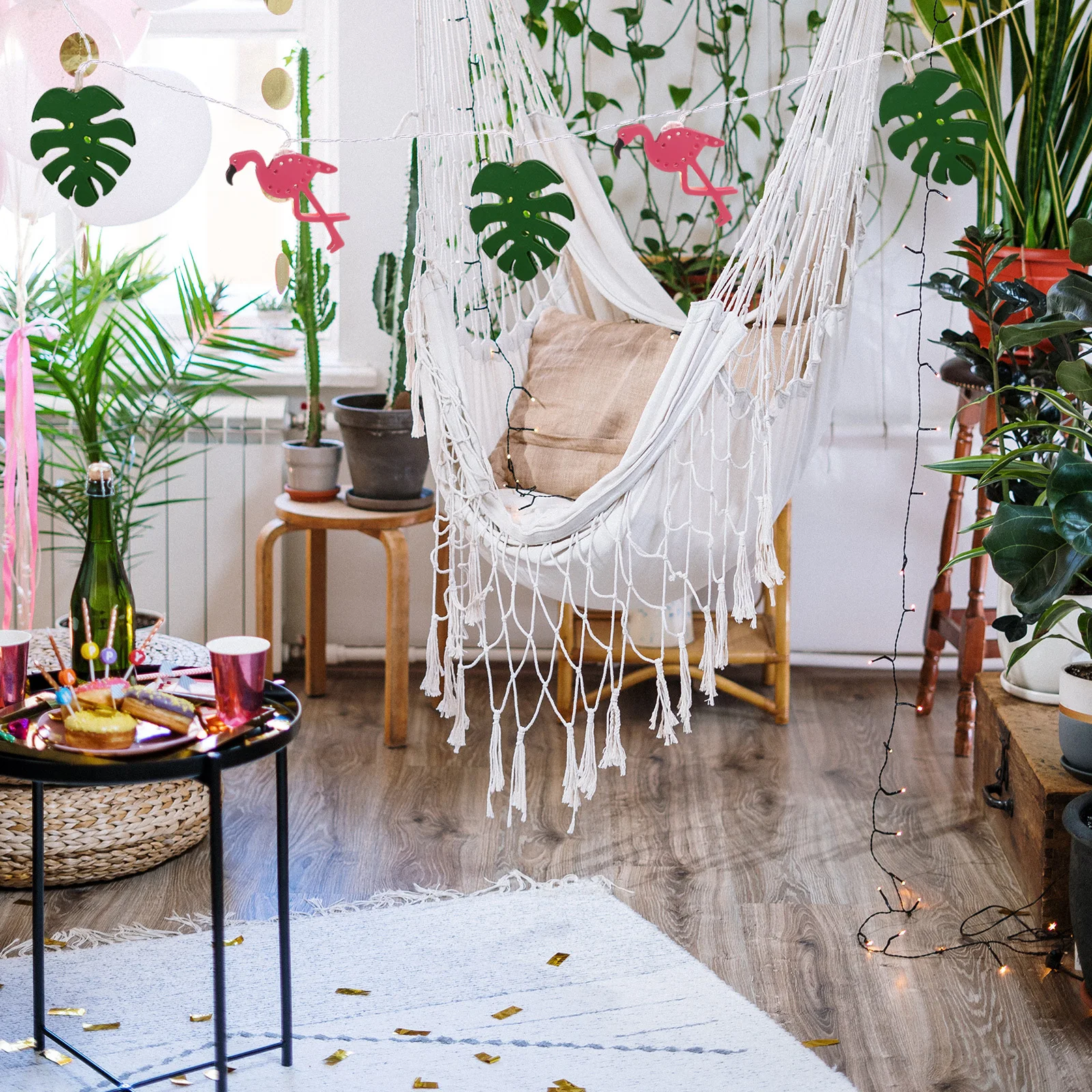 

Flamingo String Light Led Lamp For Bedroom Party Decorative Fairy Lights Hawaii Theme Celebration Decoration Unicorn Shape