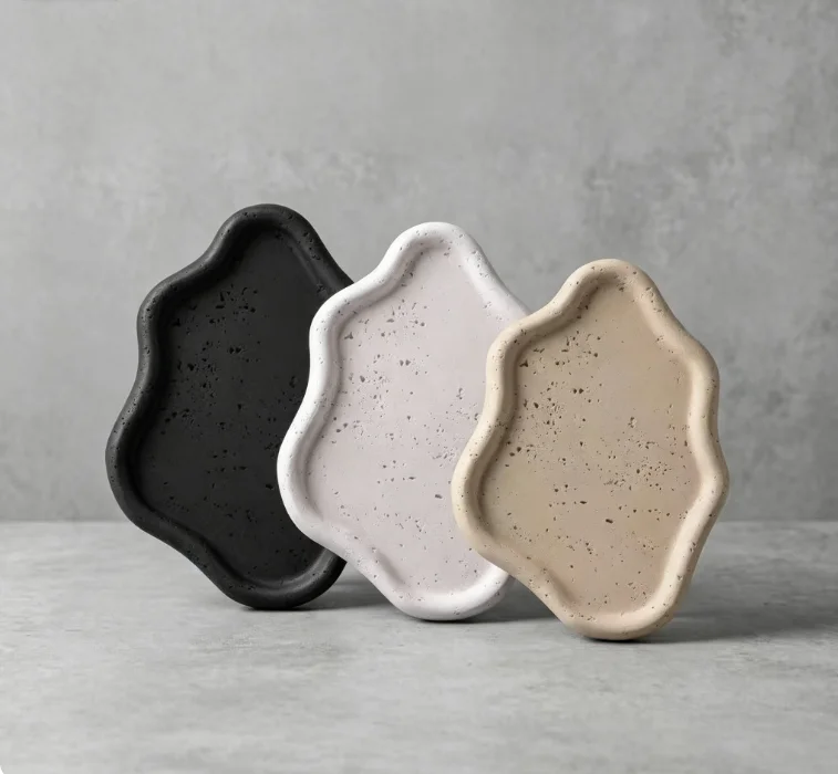 Travertine Storage Tray | Irregular Jewelry Dish