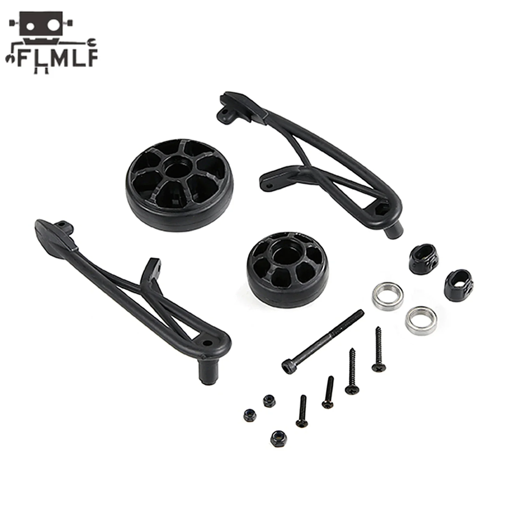 Rear Tail Wheel Kit Fit for 1/8 Rc Car HPI Racing Savage XL FLUX Rovan Rofun TORLAND Monster Brushless Truck Parts