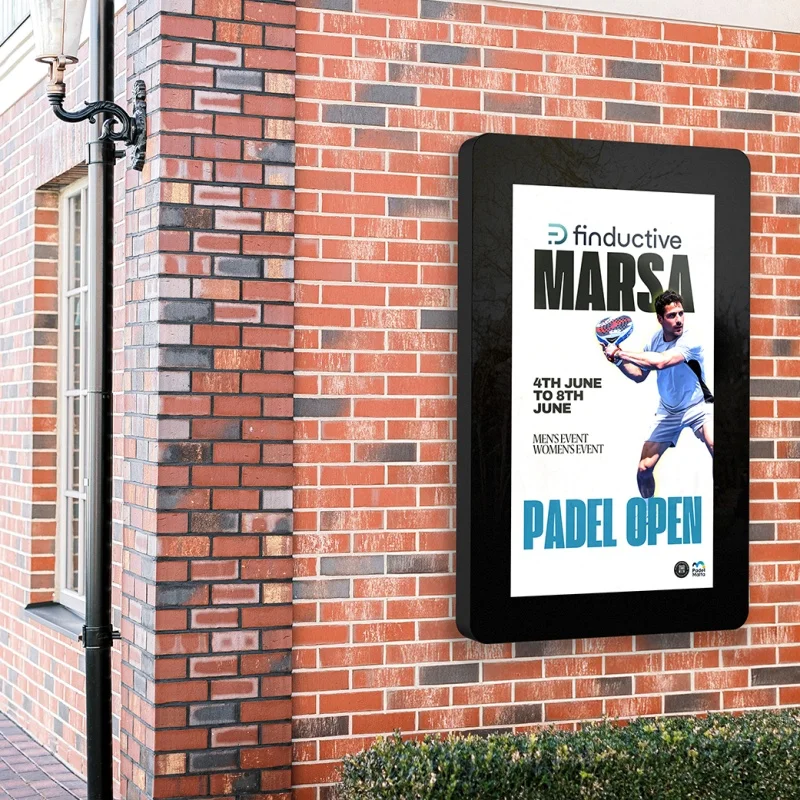 

21-65-дюймовый наружный настенный ЖК-дисплей с цифровой вывеской, устойчивый к атмосферным воздействиям IP56, 3500 нит, высокая яркость, ЖК-реклама