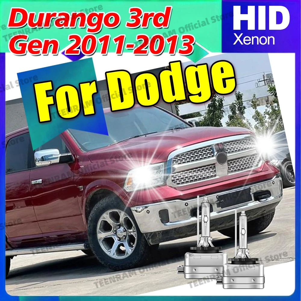 

2x For Dodge Durango 3rd Gen 2011 2012 2013 HID Xenon Lamps D1S D1 Car Headlight Bulbs 6000K 8000K 10000K 35W 12V Plug&Play