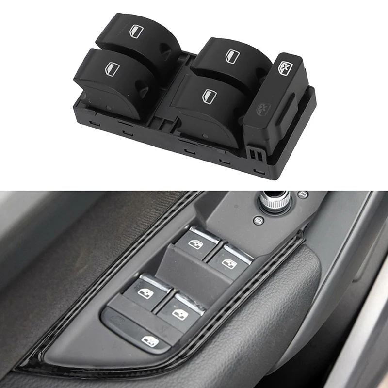 1 قطعة ل A3 8P SPORTBACK A6 4F 4G C6 Q7 4L 4F0 959 851F عالية الجودة لوحة الطاقة الكهربائية نافذة زر التبديل الرئيسي التحكم