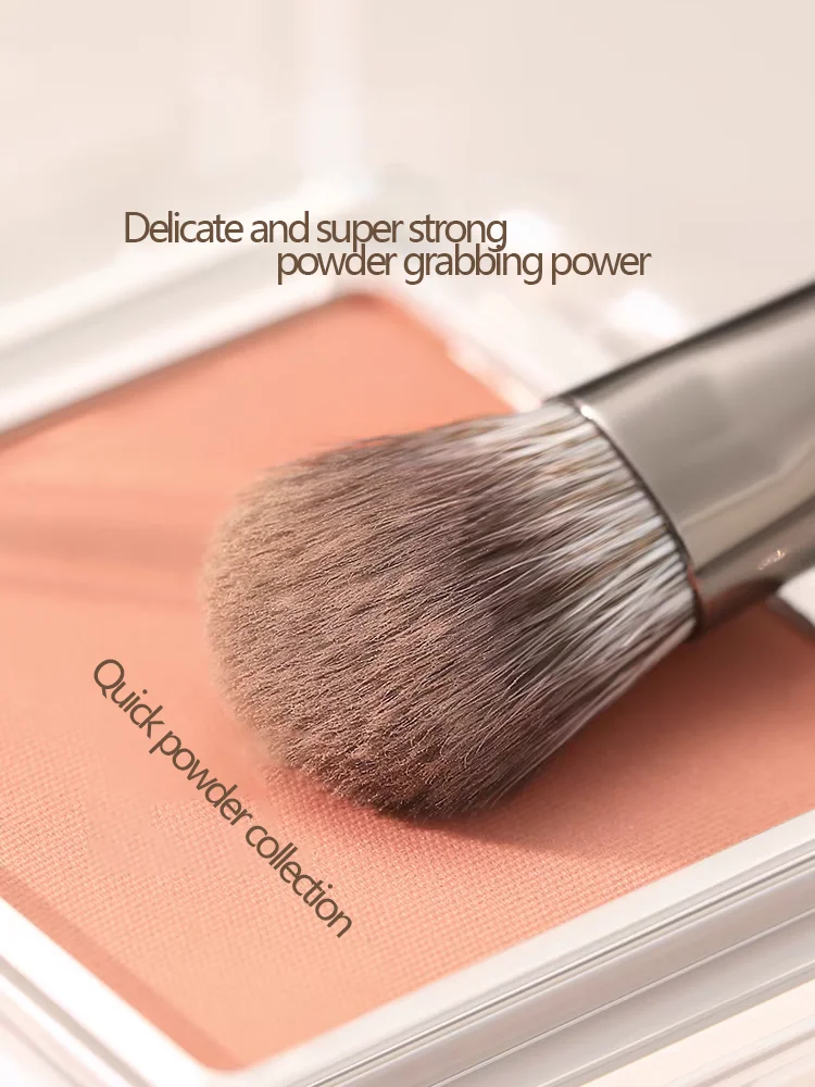 ชุดแปรงอายแชโดว์แบบปลายคู่ 4 ชิ้นพร้อมกระจก - ชุดแปรงแต่งหน้าแบบพกพา, ขนแปรงไฟเบอร์นุ่ม