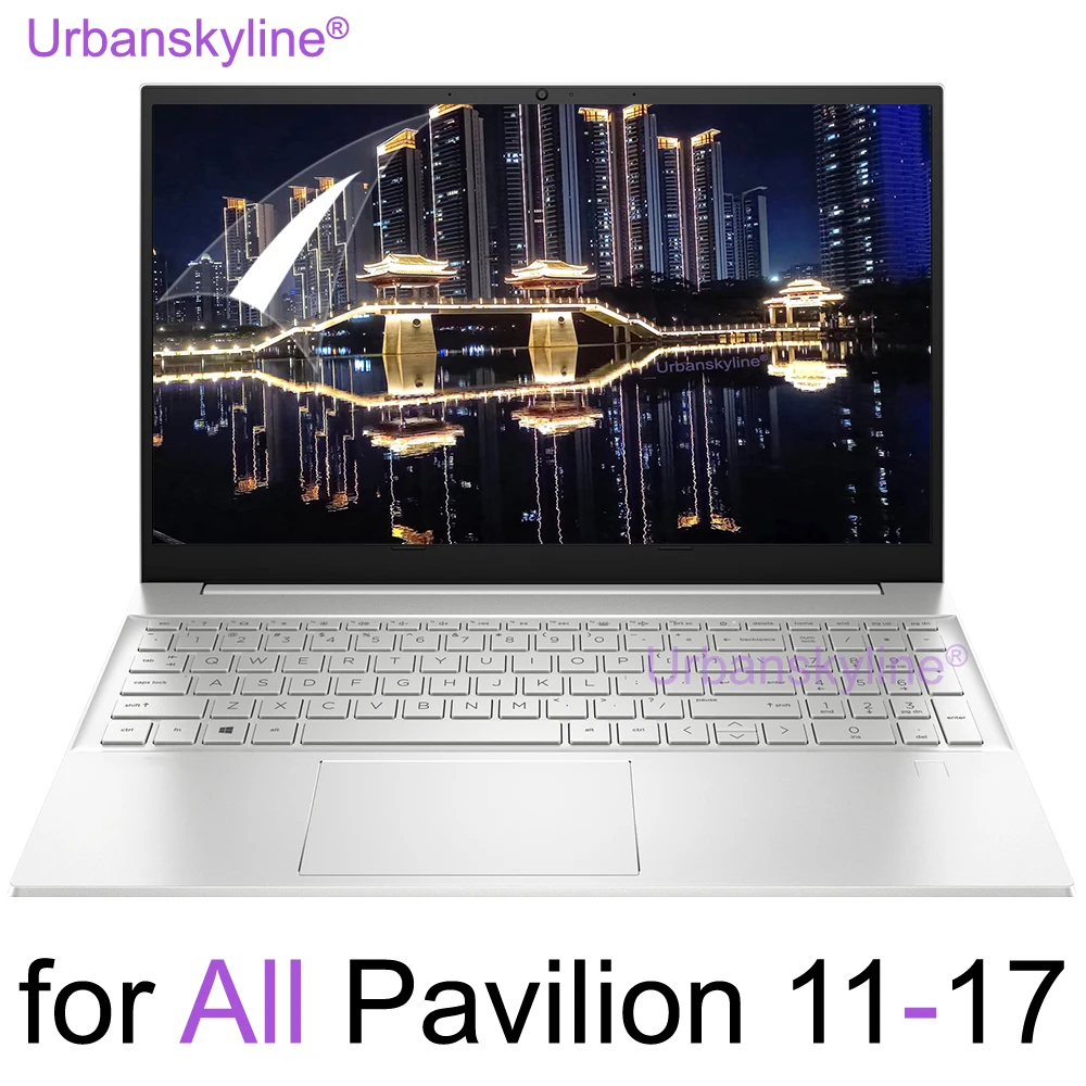 HP 파빌리온 14 15 16 플러스 에어로 13 X360 11 게임용 노트북 화면 보호대, HD 스킨 필름 노트북 13.3 액세서리, 13t 14t 15t