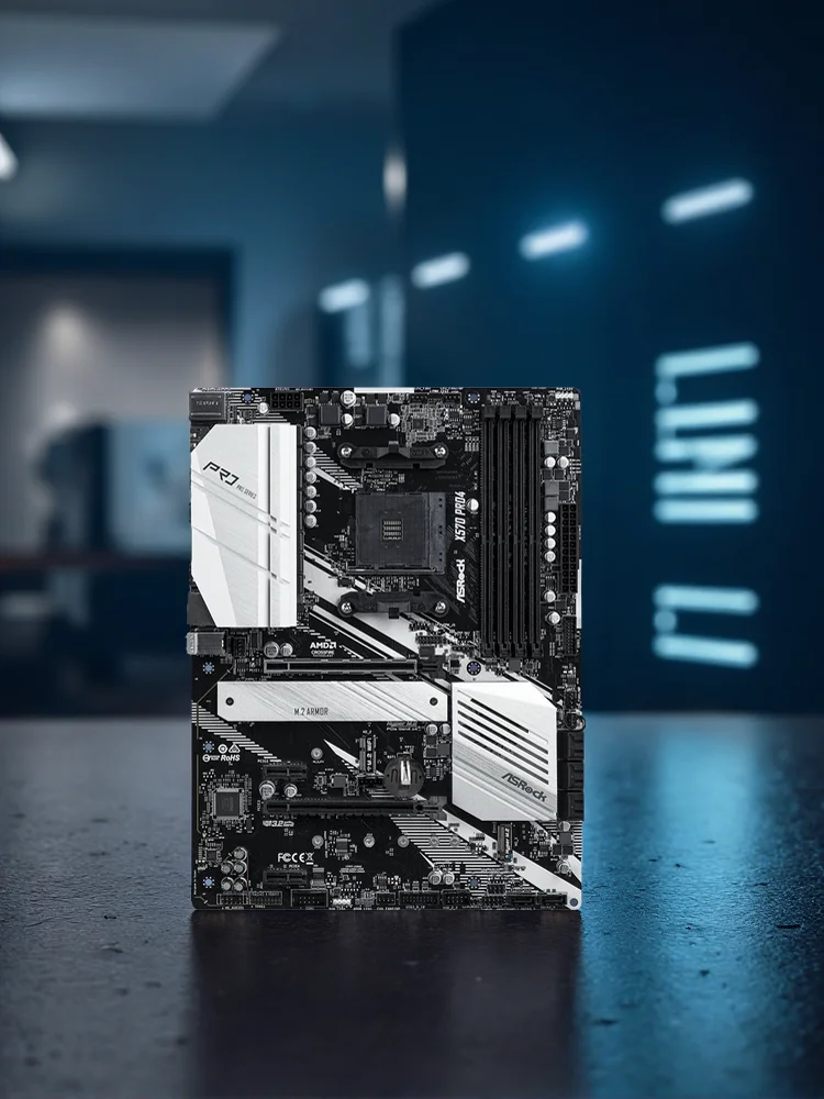 Płyta główna ASRock X570 PRO4 Socket AM4 PCIe 4.0 M.2 USB3.2 Obsługa Ryzen 7 5800X 5600X 3700X DDR4 ATX Gaming Motherboard — zdjęcie produktu 6