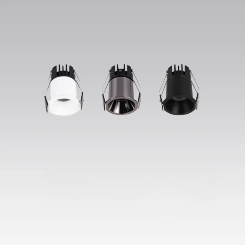 New ultra-thin bezel embedded 35, 45, 55, 65, 75 MM hole mini spotlights without main light for living room and bedroom