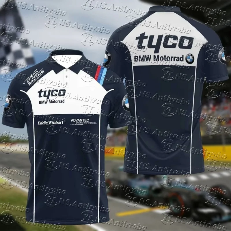 

2025 BMW POWER Polo-shirt Outdoor Sports Cycling Quick-Drying Breathable Polo-shirt Mountain Motorcycle Cycling Tees