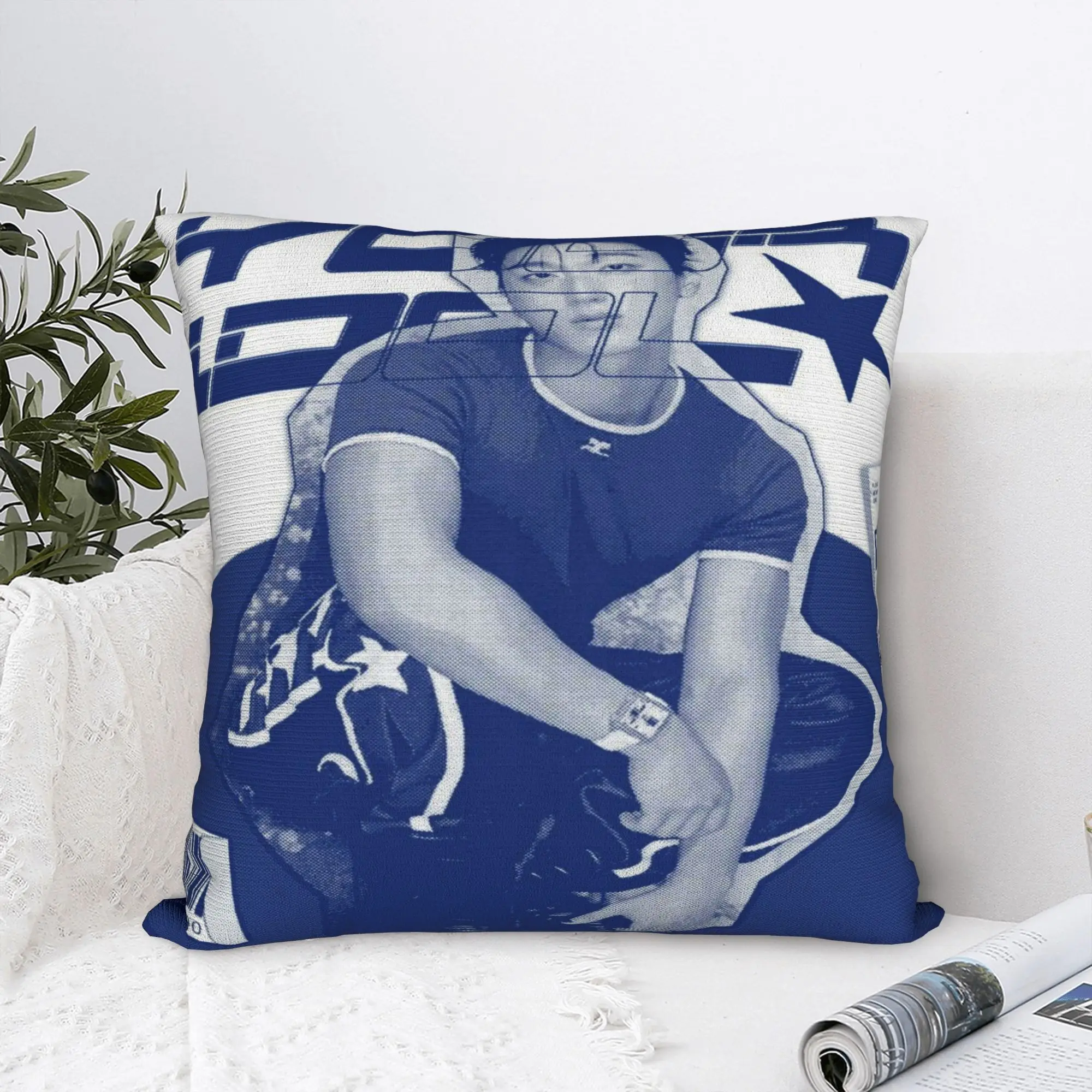 choi san bad ateezs Pillowcases Merch Printed Cushion Cover  Pillow Covers Home Decoration Zippered Multiple Sizes