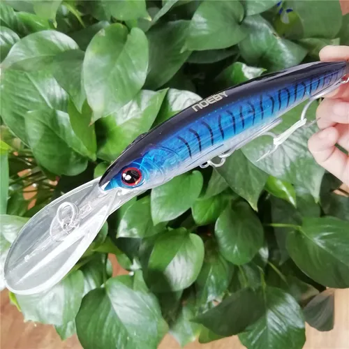 Imagen 2 del producto Noeby 6 uds 14cm 52g 16cm 73g Jerkbait Minnow Crankbaits Swimbait cebo duro Wobblers artificiales aparejos de pesca de peces curricán