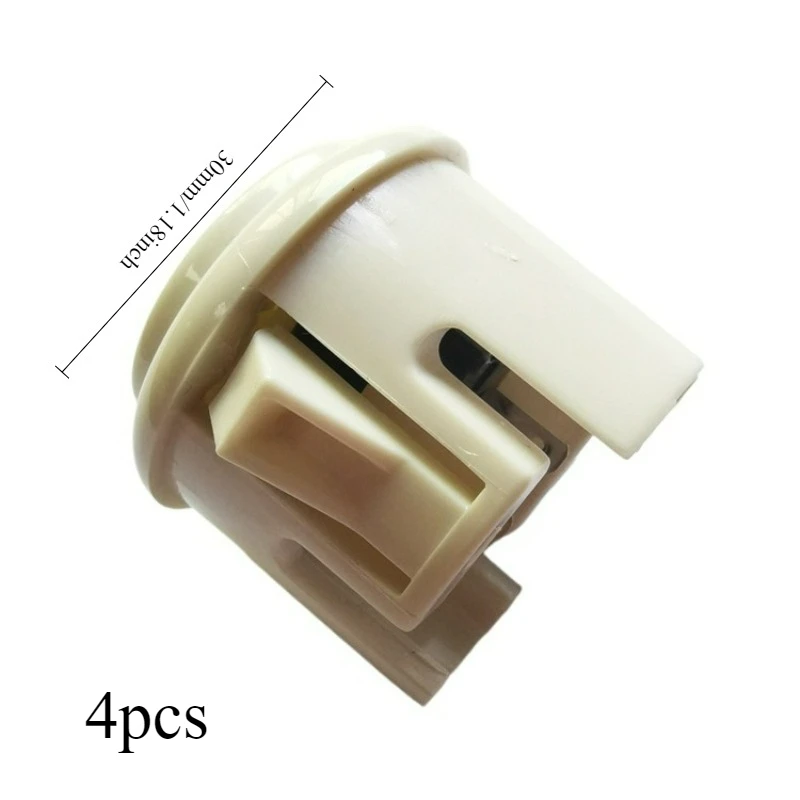 

4 шт. 30-мм кнопки Plug and Play для аркадных автоматов, для самостоятельной сборки домашних игровых автоматов, от производителя, для монетоприемных игр