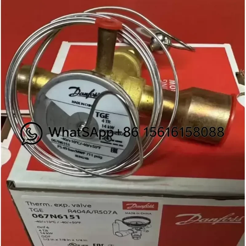 Danfoss Thermal Expansion Valve 068Z3206 068Z3209 R22 Refrigerant Split AC System Replacement Parts HVAC Cooling Component