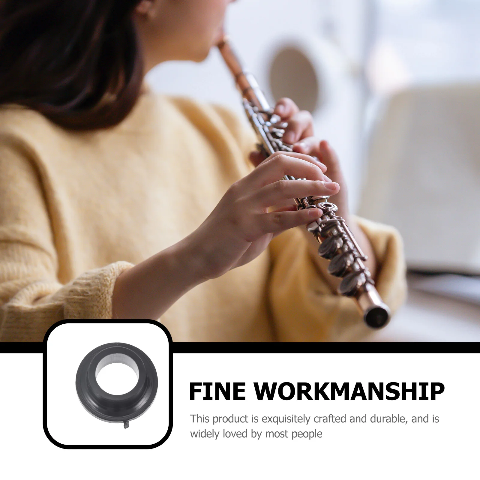 

10 Pcs Clarinet Accessories Reed Plastic Music Mouth Instrument Parts Portable Flute Mouthpiece