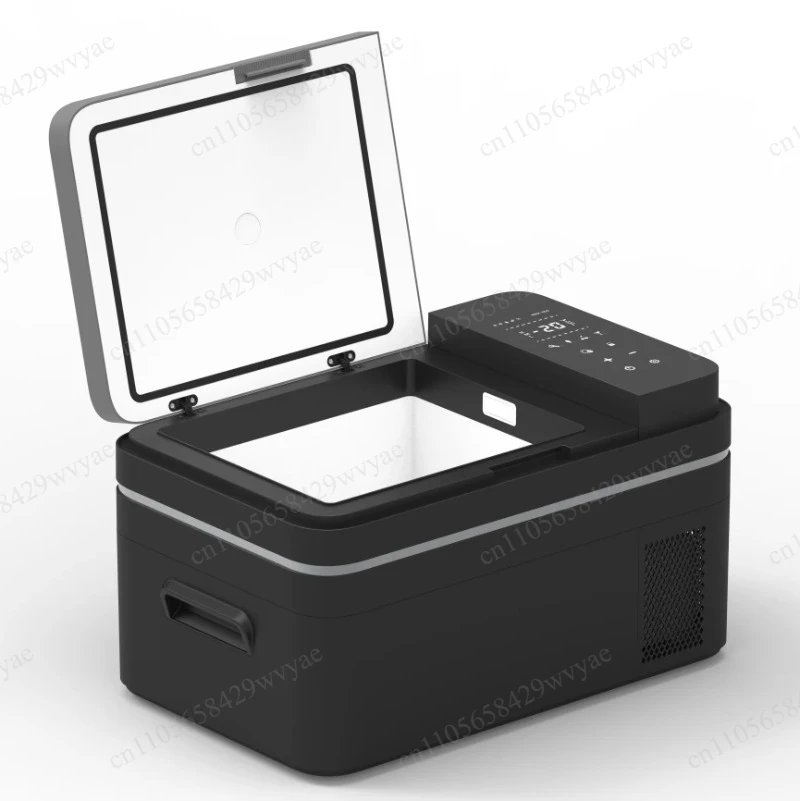 F005A-25 25L Portable Car Refrigerator, Dual Use Cooling Freezer for Outdoor & Solar Power Supply