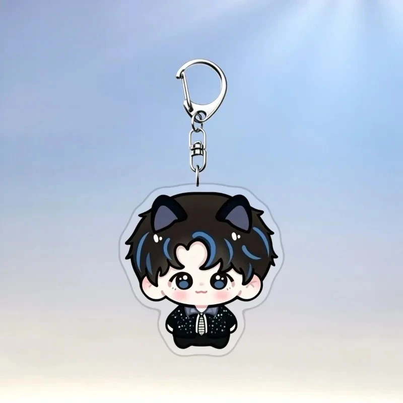 Ziyu Star Peripheral Q-version Acrylic Keychain Cute Hanging Decoration Backpack Jewelry Accessory Fan Collection Gift Pendant