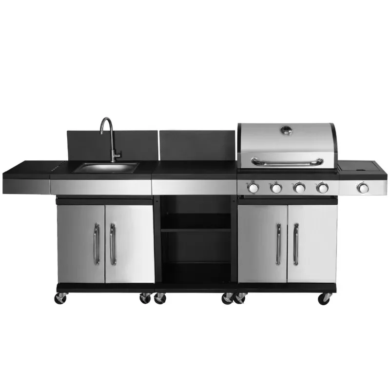 Stainless Steel Gas Grill Combination Modular Outdoor Kitchen Grill