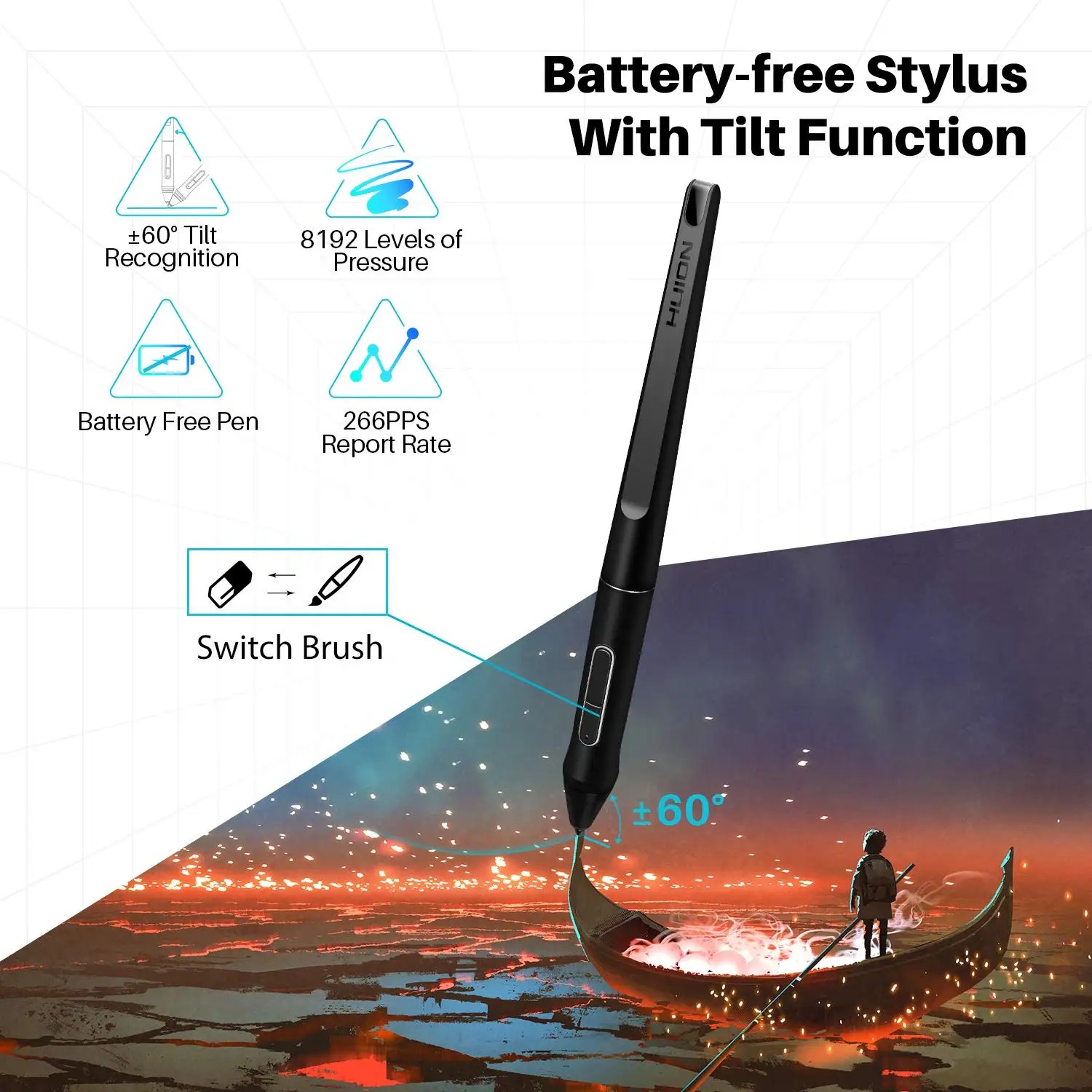 For Huion interactive animation art other computer accessories digital design graphic tablet  pen