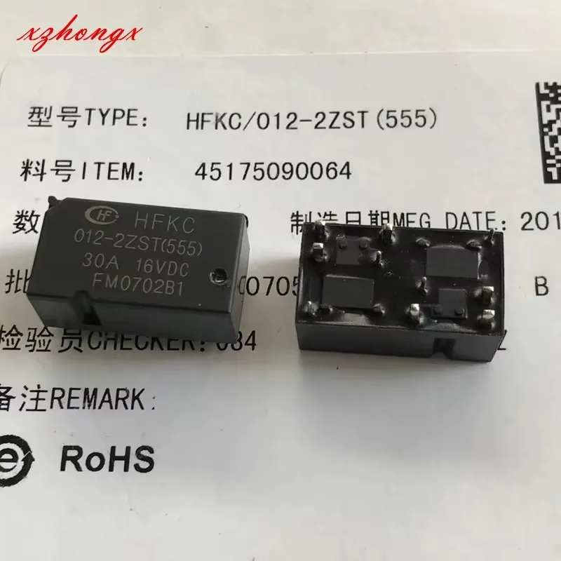 

New original HFKC-012-2ZST HFKC-012-2ZSPT automotive relay 10 pin