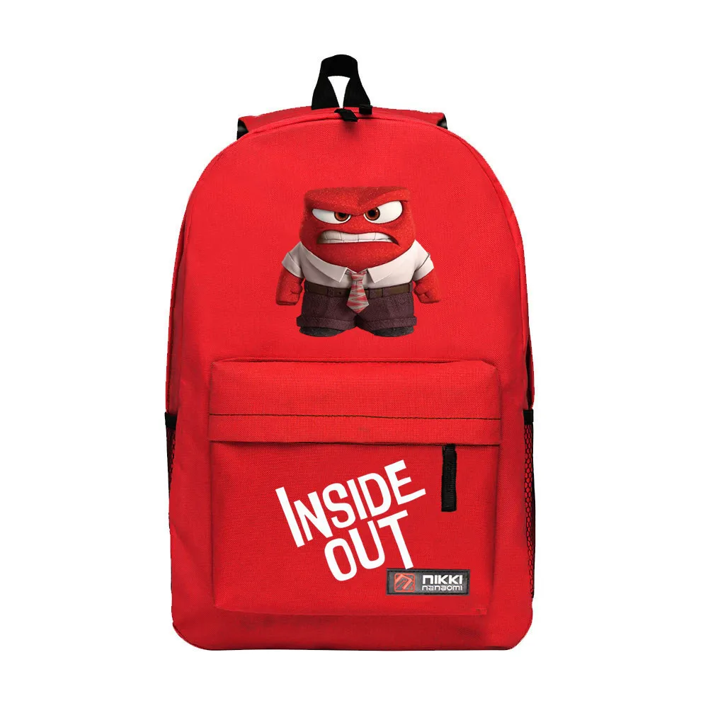 Mochila de Grande Capacidade para Alunos do Ensino Primário, Bolsa de Ombro Animação, Papelaria para Crianças, Mochila Inside Out, 2024