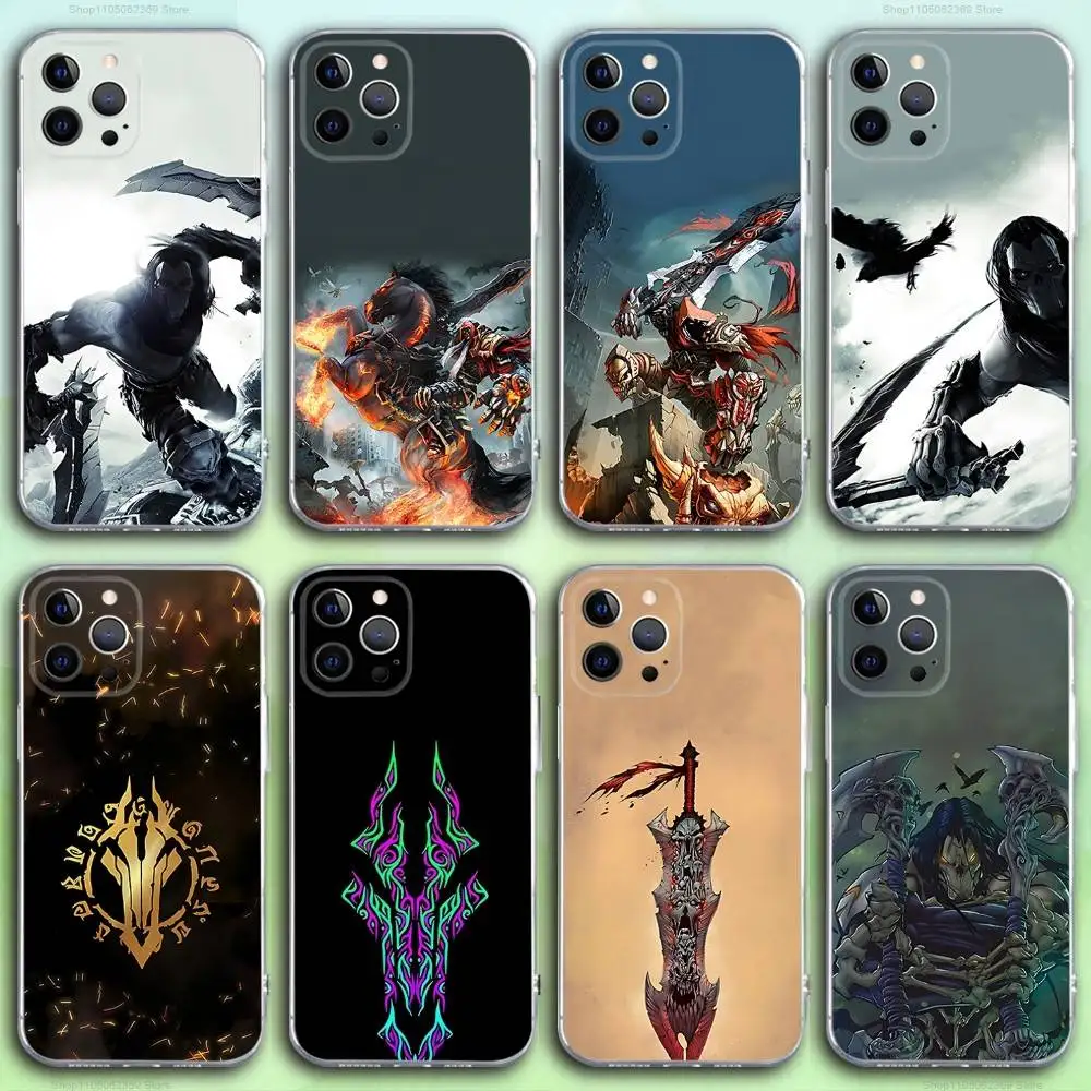

Game D-DarksidersS Phone Case For iPhone 17,16,15,14,13,12,11 Pro,Max,Plus,X,XS,XR,SE4,E Mini Transparent Soft Cover