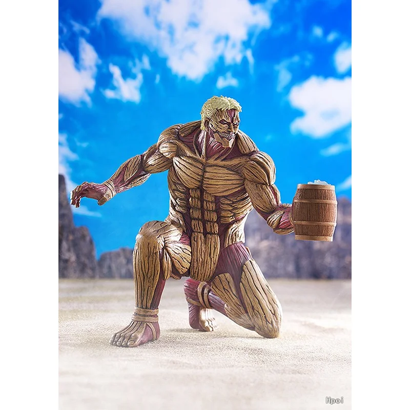 GSC Original POP Attack on Titan Reiner Braun Eren Yeager Worldwide After Party Anime Action Figure Toys For Boys Kids Gifts