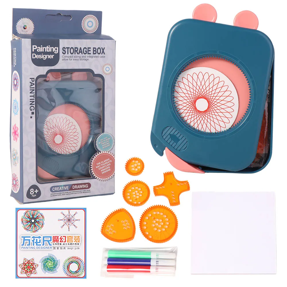 conjunto-de-desenho-magico-multifuncional-spirograph-reguas-de-desenho-matematico-e-artistico-em-plastico-para-medicao