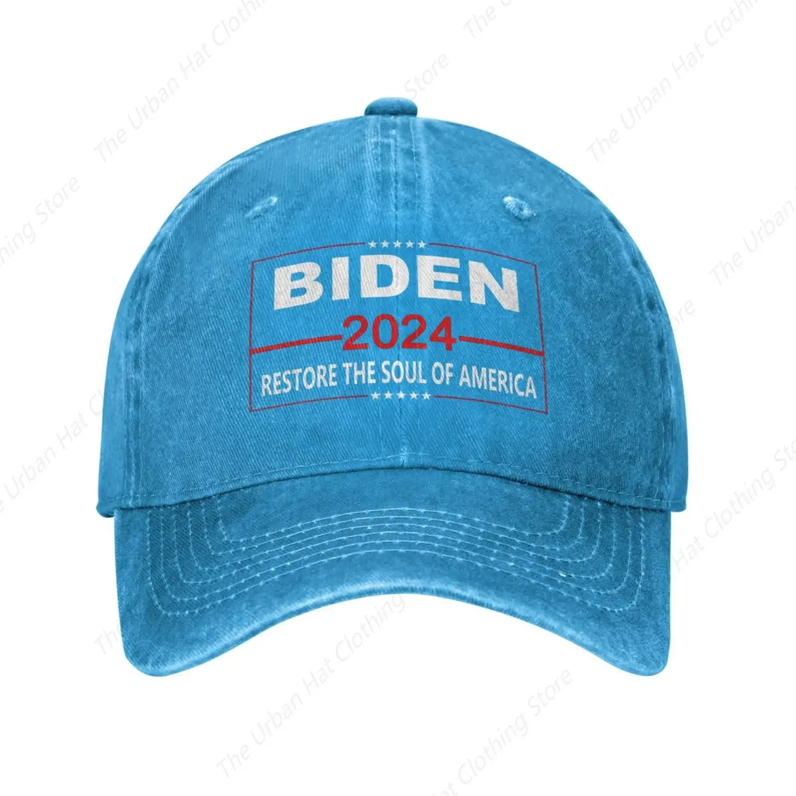 Biden 2024 Trucker Hat Joe Biden Kamala Harris Cowboy Hats Adjustable Baseball Cap for Man Women Daily Outdoor Casual