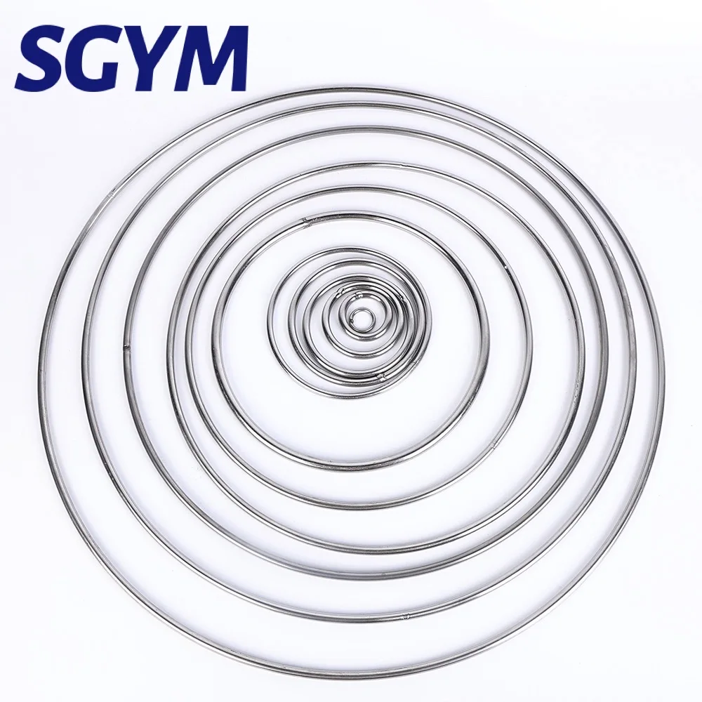 Mocny pierścień typu O ze stali nierdzewnej 304 do ręcznego spinania Yogo o średnicy 100/120/200/250/300/400 mm