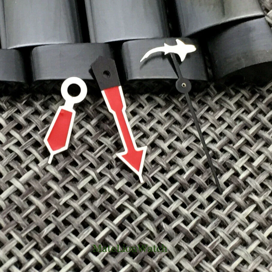 Jam tangan 7009 untuk NH35 NH36 7s26 4r35 ikan tangan bekas keluaran baru hitam/merah