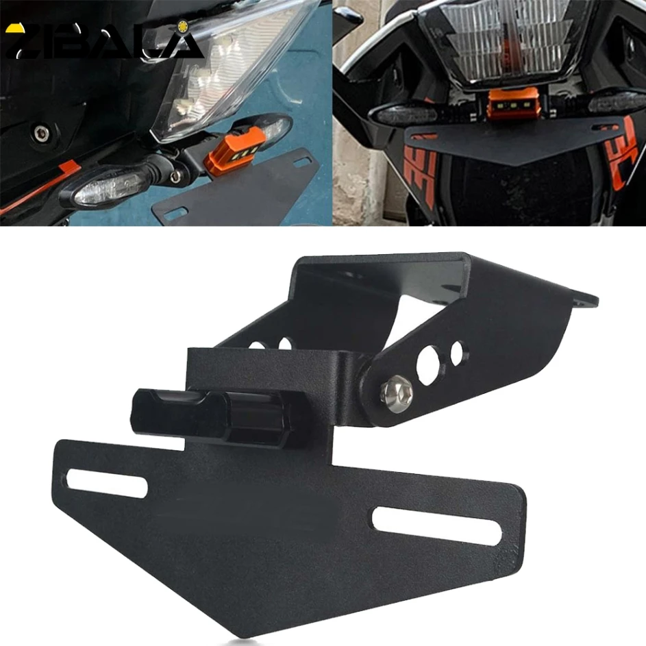 

Motorcycle License Plate Bracket Tail Tidy Holder LED Light FOR DUKE390 DUKE125 DUKE250 125 250 RC390 2017 2018 2019 2020-2023