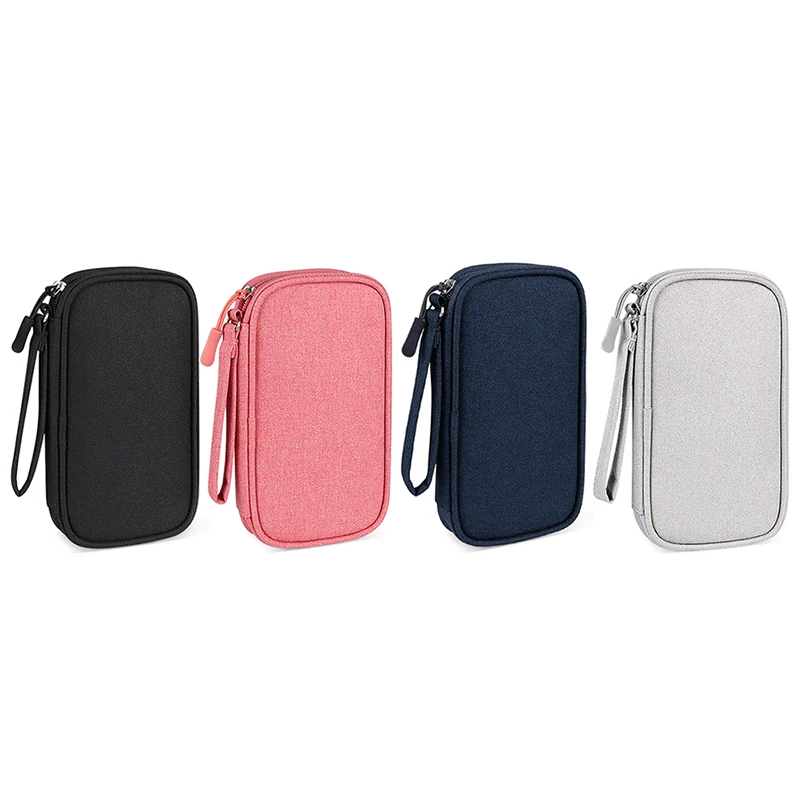 Electronic Digital USB Case Portable Cable Travel Storage Pouch Bags Accessories Storage Bag For Cord Charger Power Hard Drive