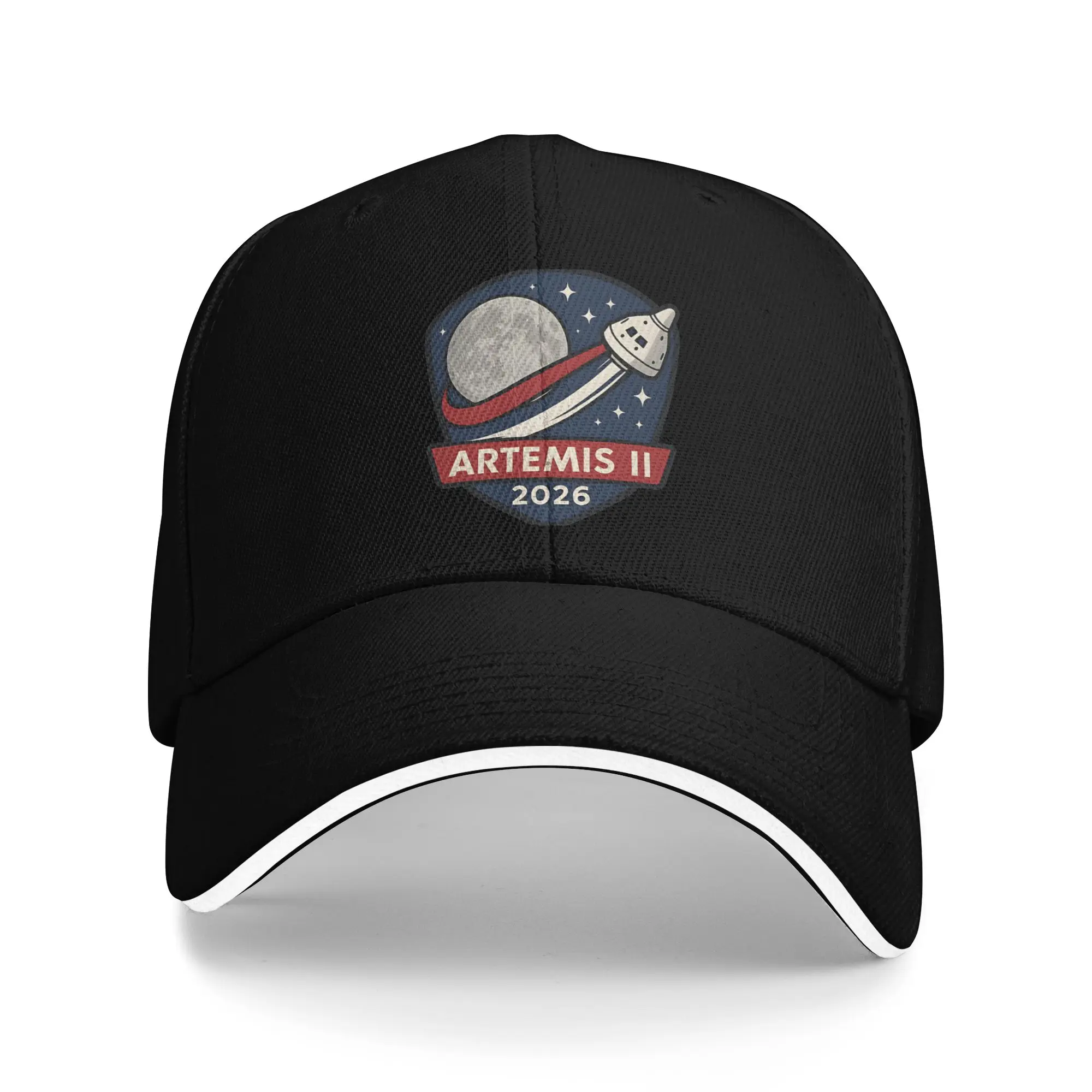 Artemis II Mission To The Moon 2026 Artemis 2  Merch Unisex Baseball Caps  Dad Hat Casual Daily Headwear Adjustable Snapback Hat